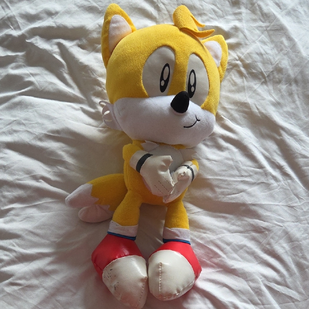 Yellow and Red Plush Toy